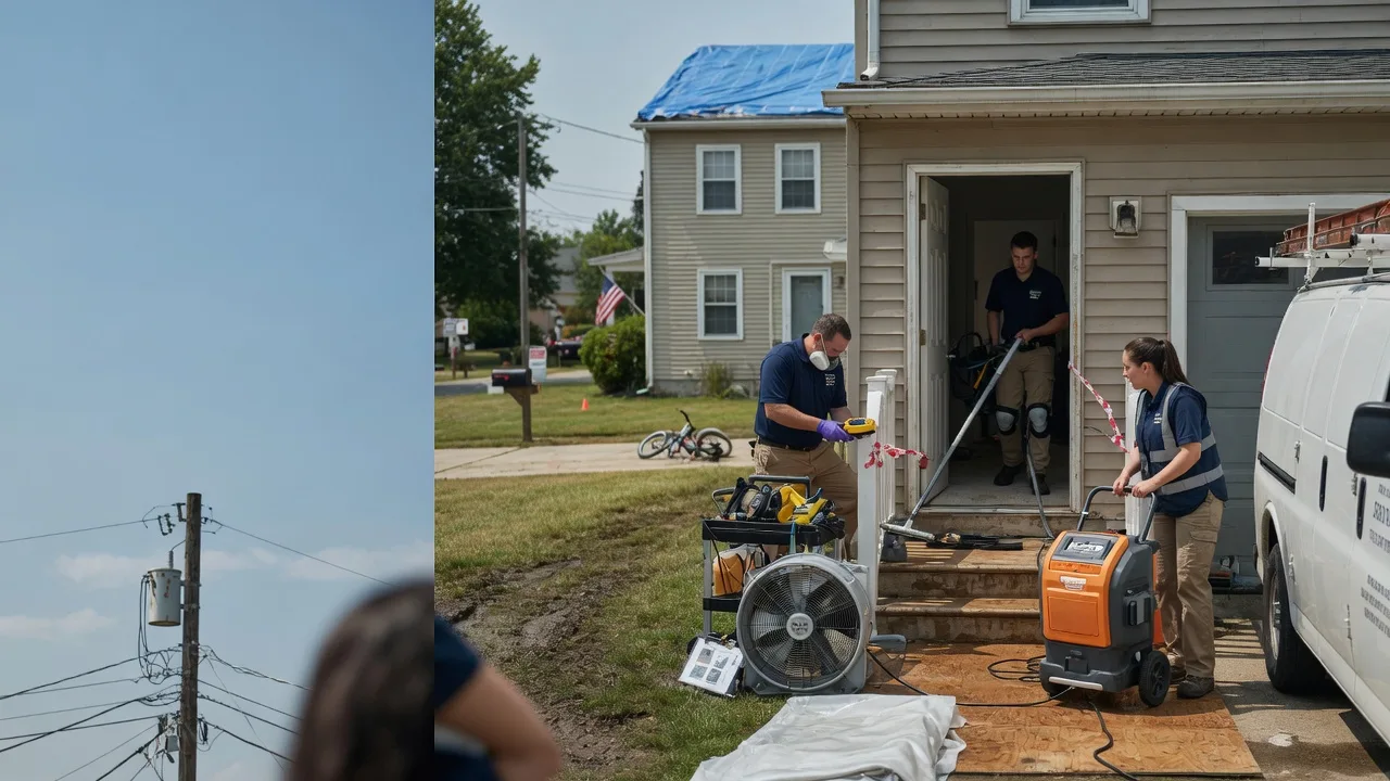 Water Damage Repair in Flatwoods, LA near me